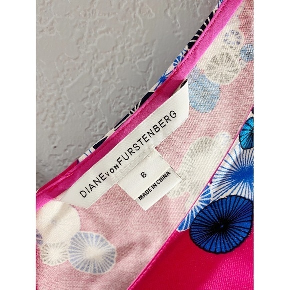 Diane Von Furstenberg Topanga Floral Satin Dress - Picture 10 of 16